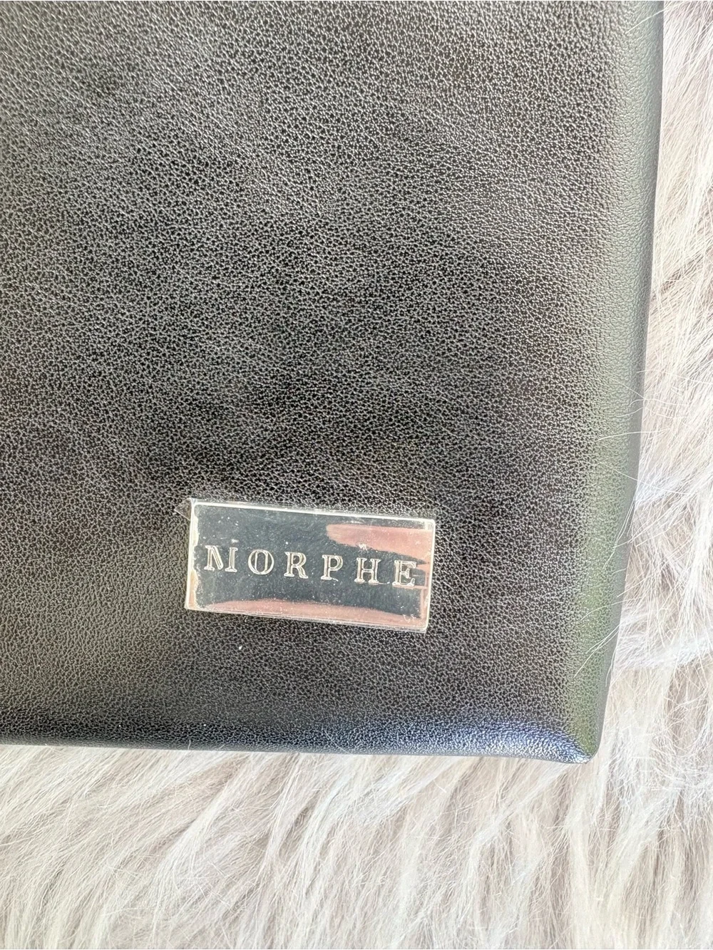 Morphe Black Makeup Case with Logo Plate
